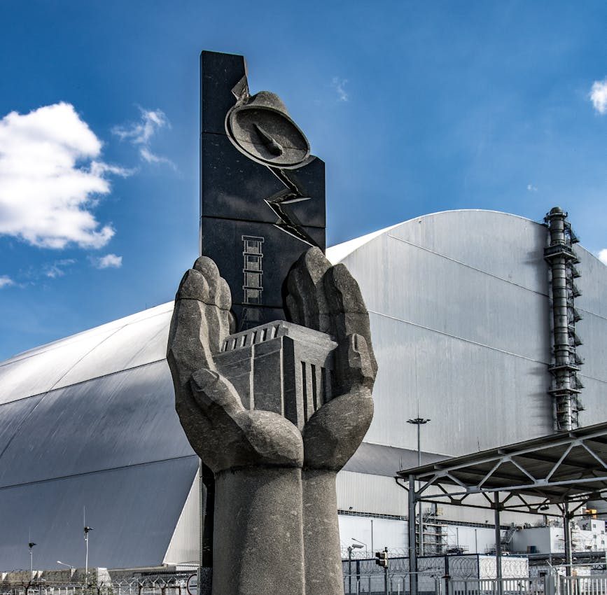 monument in chernobyl
