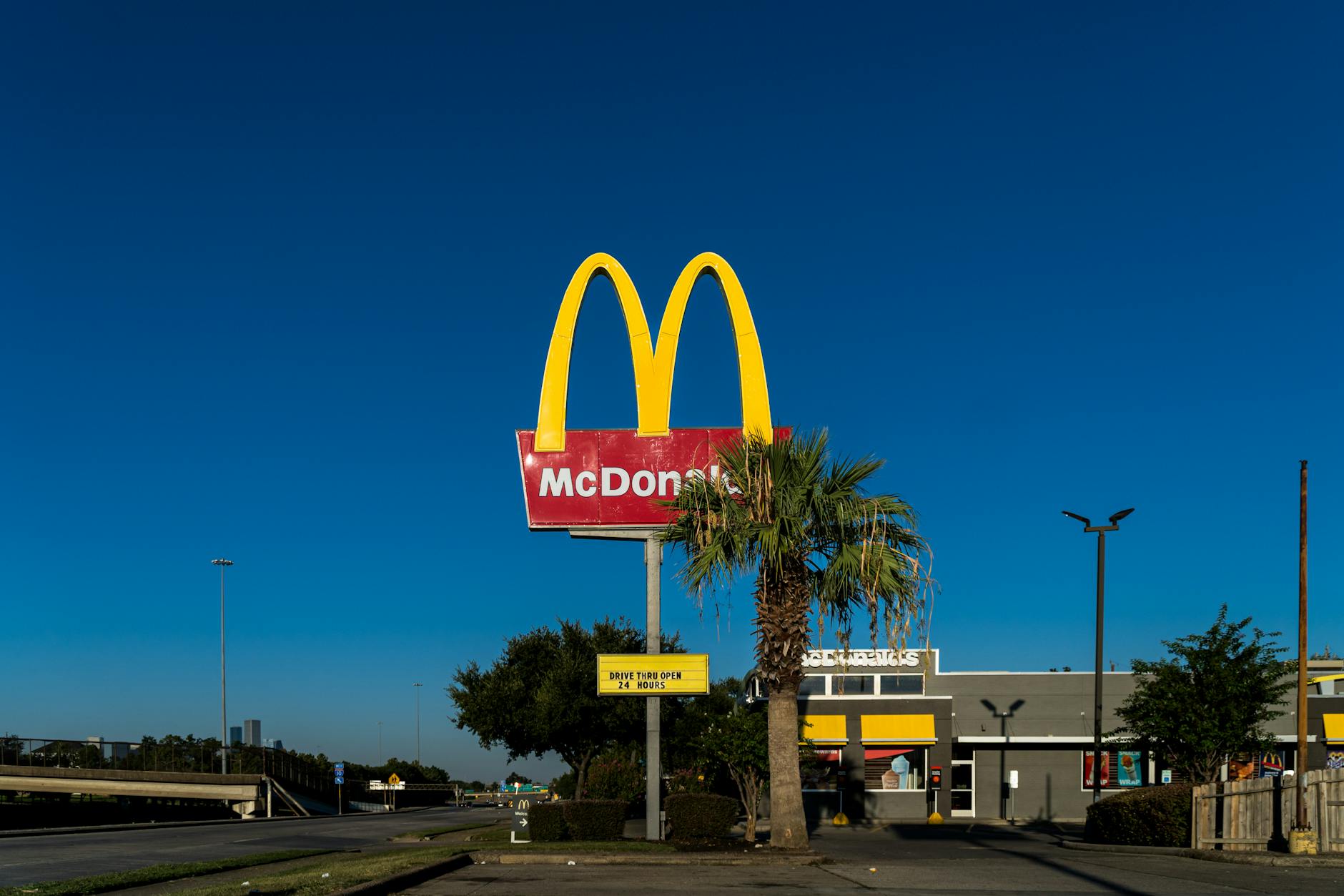 mcdonald s sign in houston texas